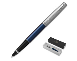 Роллер Parker Jotter Core Royal Blue CT цвет чернил черный цвет корпуса синий/стальной (артикул производителя 2089228)